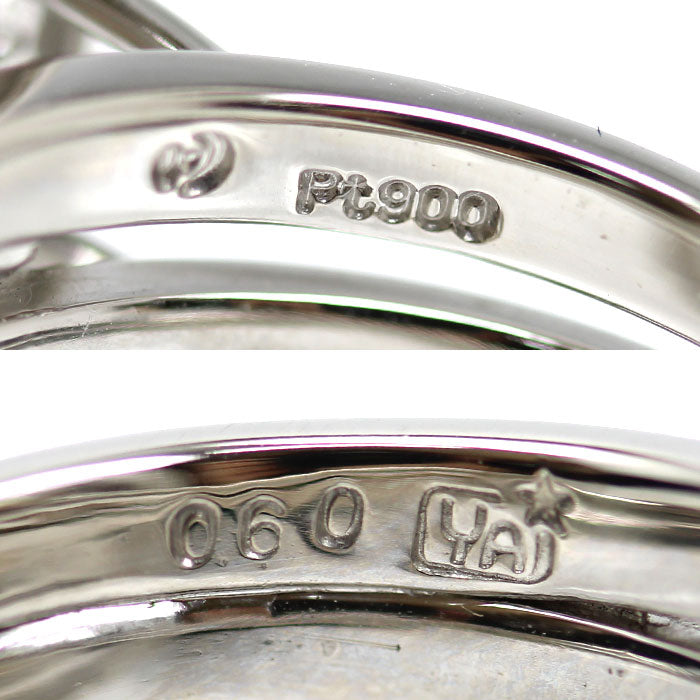 TASAKI タサキ Pt900プラチナ リング・指輪 南洋パール約12.0mm ダイヤモンド0.60ct 10号 17.9g レディース【中古】【美品】