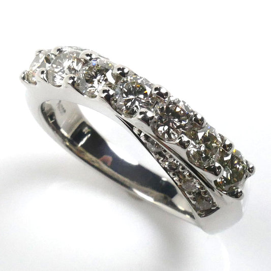 Pt1000プラチナ リング・指輪 ダイヤモンド1.01ct 12号 8.1g レディース【中古】