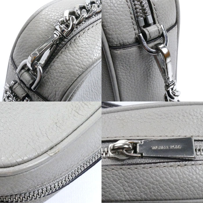 Michael Kors マイケルコース カメラバッグ ミディアム ショルダーバッグ グレー 32F7SGNM8L レディース【中古】