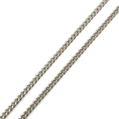 Pt900プラチナ ネックレス 喜平2面カット 4.1g 42cm ユニセックス【中古】