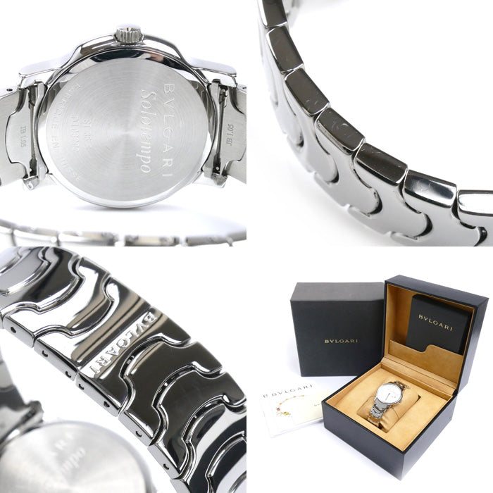 BVLGARI ブルガリ ソロテンポ 腕時計 電池式 ST35S メンズ【中古】