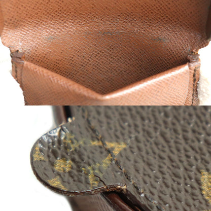 LOUIS VUITTON ルイ・ヴィトン モノグラム ポルト モネ・キュヴェット コインケース ブラウン M61960 CT0182 ユニセックス【中古】