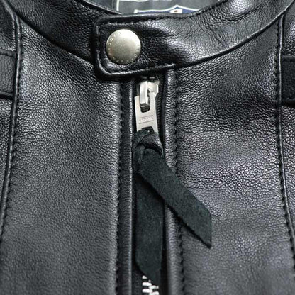 KADOYA カドヤ シングル ライダース パーカー ジャケット ライダースジャケット ブラック 
LL メンズ【中古】【美品】