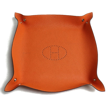 HERMES エルメス ヴィド・ポッシュ ミーズ・エ・ルランス Hエヴリン レザートレイ オレンジ ポティロン H400060M 5F ユニセックス □K刻印【中古】