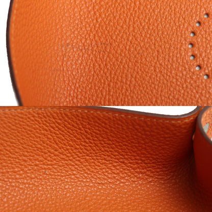 HERMES エルメス ヴィド・ポッシュ ミーズ・エ・ルランス Hエヴリン レザートレイ オレンジ ポティロン H400060M 5F ユニセックス □K刻印【中古】