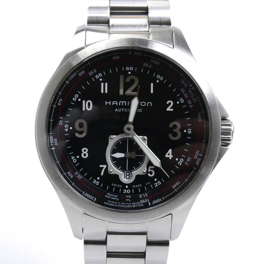 HAMILTON ハミルトン カーキ アビエーション QNE オート 腕時計 自動巻き H766550/H76655133 メンズ【中古】
