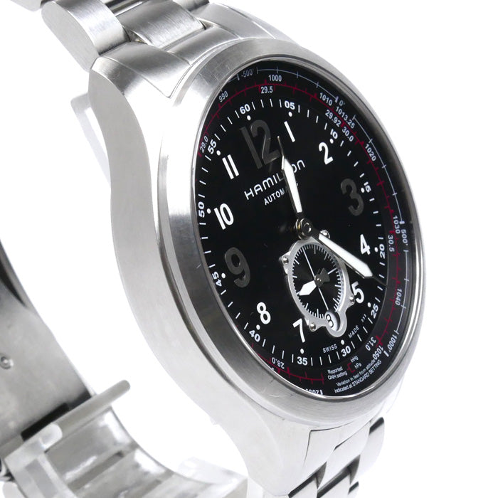 HAMILTON ハミルトン カーキ アビエーション QNE オート 腕時計 自動巻き H766550/H76655133 メンズ【中古】