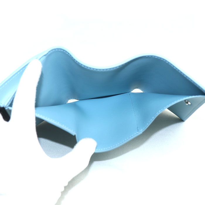 LOUIS VUITTON ルイ・ヴィトン ヴィクター 三つ折り財布 モノグラムシャドウ ブルー M14793 IC レディース【中古】【美品】