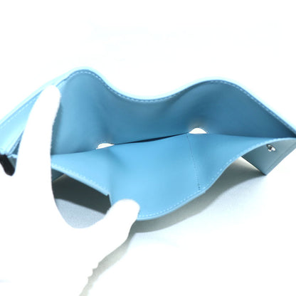 LOUIS VUITTON ルイ・ヴィトン ヴィクター 三つ折り財布 モノグラムシャドウ ブルー M14793 IC レディース【中古】【美品】