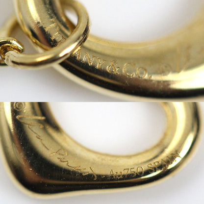 TIFFANY&Co. ティファニー K18YG イエローゴールド オープンハート ピアス 74237150 2.9g レディース【中古】【美品】