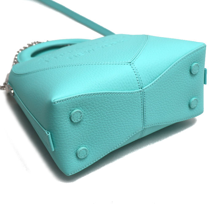 TIFFANY&Co. ティファニー リターン トゥ ティファニー 2Wayショルダーバッグ グリーン レディース【中古】【美品】