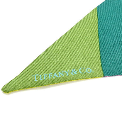 TIFFANY&Co. ティファニー バード オン ア ロック リボン スカーフ マルチカラー 72020936 レディース【中古】