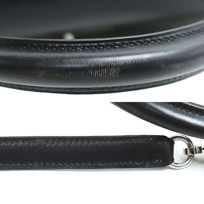 HERMES エルメス ケリー３２ 2Wayショルダーバッグ ブラック 外縫い □D刻印 ボックスカーフ レディース【中古】