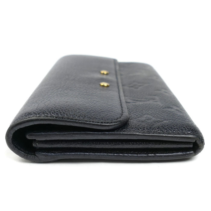 LOUIS VUITTON ルイ・ヴィトン ポルトフォイユ ポンヌフ 長財布 モノグラム アンプラント ブラック M61833 CA2146 レディース【中古】