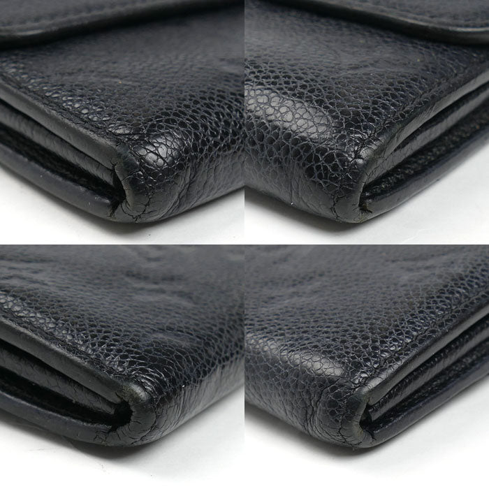 LOUIS VUITTON ルイ・ヴィトン ポルトフォイユ ポンヌフ 長財布 モノグラム アンプラント ブラック M61833 CA2146 レディース【中古】