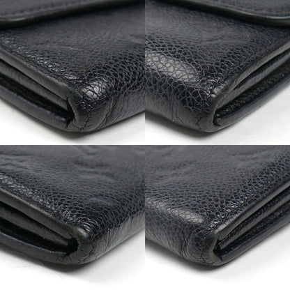 LOUIS VUITTON ルイ・ヴィトン ポルトフォイユ ポンヌフ 長財布 モノグラム アンプラント ブラック M61833 CA2146 レディース【中古】