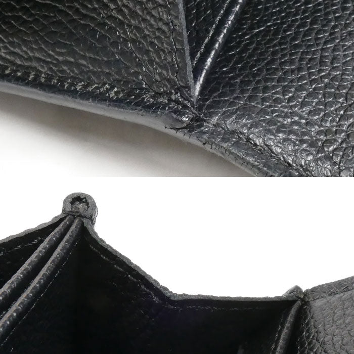 LOUIS VUITTON ルイ・ヴィトン ポルトフォイユ ポンヌフ 長財布 モノグラム アンプラント ブラック M61833 CA2146 レディース【中古】