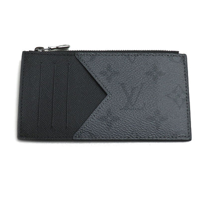 LOUIS VUITTON ルイ・ヴィトン コインカード･ホルダー コインケース モノグラム･エクリプス グレー ブラック M69533 IC メンズ【中古】【極美品】