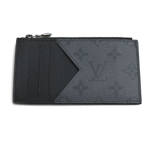 LOUIS VUITTON ルイ・ヴィトン コインカード･ホルダー コインケース モノグラム･エクリプス グレー ブラック M69533 IC メンズ【中古】【極美品】