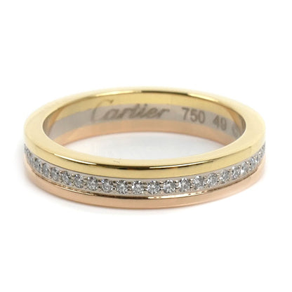 CARTIER カルティエ K18YG/WG/PG ヴァンドーム ルイ カルティエ リング・指輪 B4052949 ダイヤモンド 9号 49 4.2g レディース【中古】【美品】