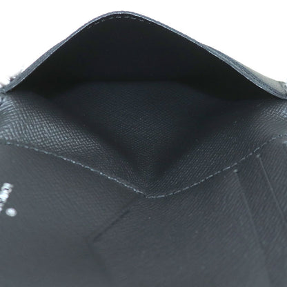 LOUIS VUITTON ルイ・ヴィトン オーガナイザー･ドゥ ポッシュ カードケース ダミエ･グラフィット ブラック N63143 IC メンズ【中古】【極美品】