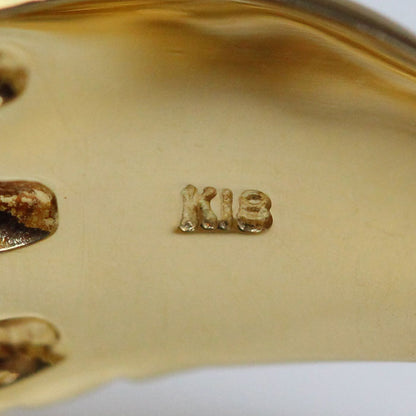 K18YG イエローゴールド スネーク ヘビ リング・指輪 12号 7.2g ユニセックス【中古】