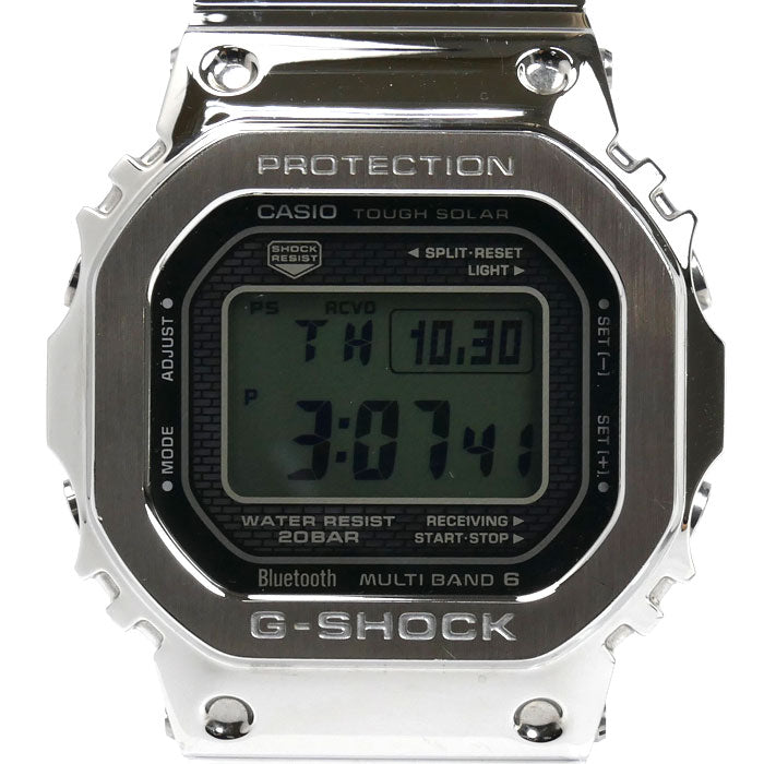 CASIO カシオ G-SHOCK フルメタル 腕時計 ソーラー GMW-B5000D-1JF 電波 メンズ【中古】