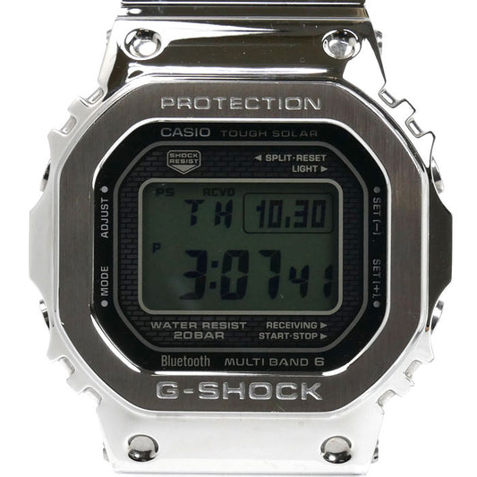 CASIO カシオ G-SHOCK フルメタル 腕時計 ソーラー GMW-B5000D-1JF 電波 メンズ【中古】