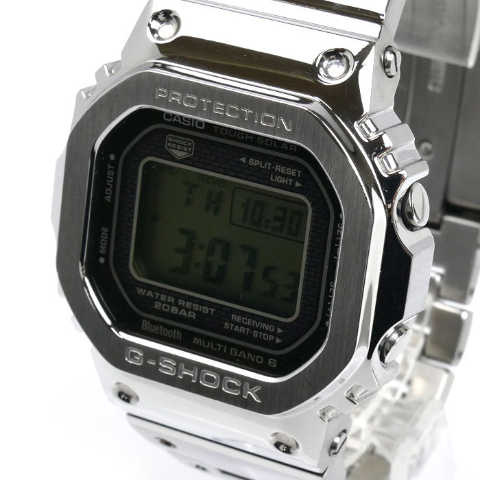 CASIO カシオ G-SHOCK フルメタル 腕時計 ソーラー GMW-B5000D-1JF 電波 メンズ【中古】