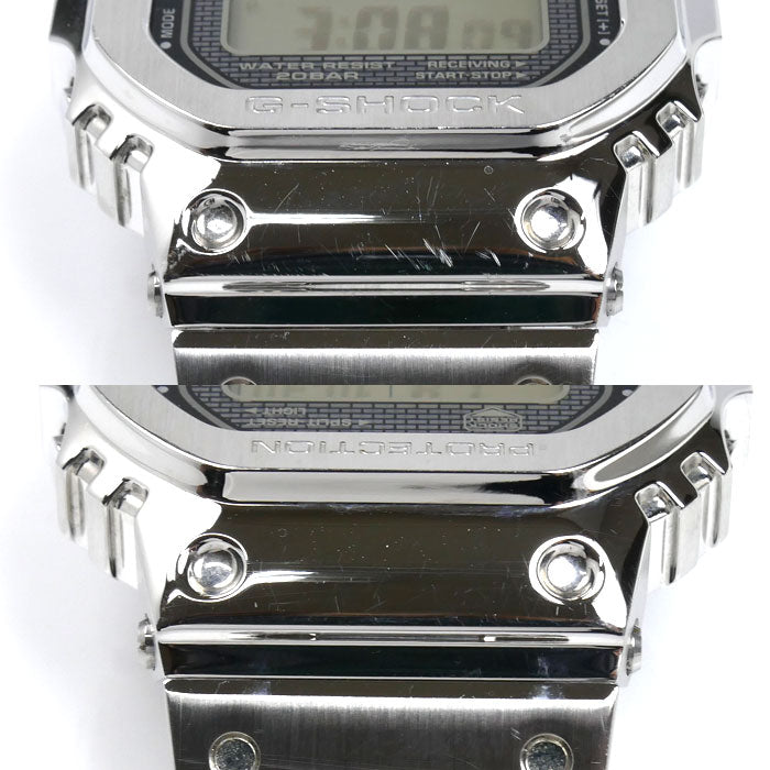 CASIO カシオ G-SHOCK フルメタル 腕時計 ソーラー GMW-B5000D-1JF 電波 メンズ【中古】