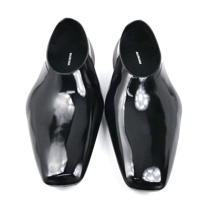 BALENCIAGA バレンシアガ スペースシューズ ローファー ブラック 25cm　海外モデル メンズ【中古】