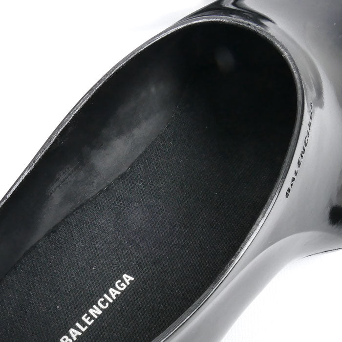 BALENCIAGA バレンシアガ スペースシューズ ローファー ブラック 25cm　海外モデル メンズ【中古】