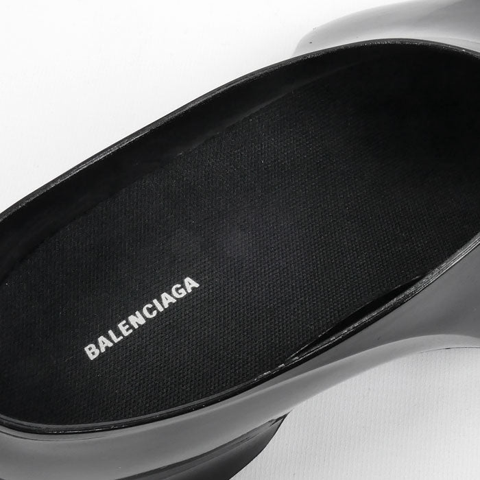 BALENCIAGA バレンシアガ スペースシューズ ローファー ブラック 25cm　海外モデル メンズ【中古】