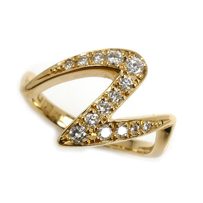 NINA RICCI ニナリッチ K18YG イエローゴールド リング・指輪 ダイヤモンド 12号 3.8g レディース【中古】【美品】