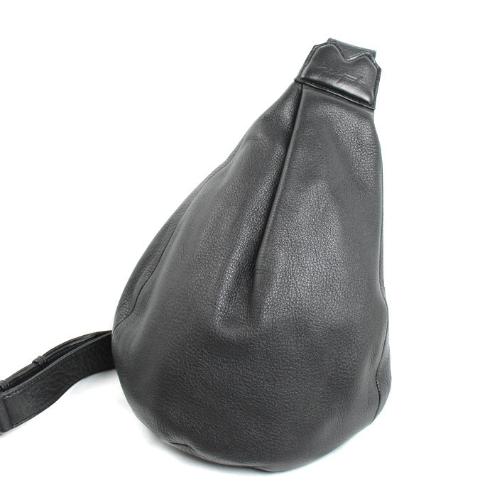 discord Yohji Yamamoto Y CROSS-BODYBAG(S) ボディバッグ ブラック DA-I92-790-1-02 メンズ【中古】【美品】