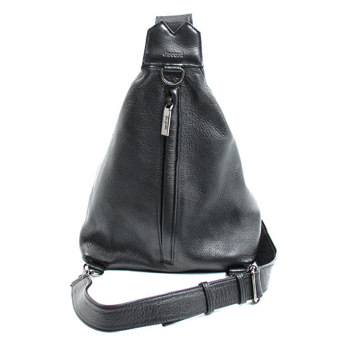discord Yohji Yamamoto Y CROSS-BODYBAG(S) ボディバッグ ブラック DA-I92-790-1-02 メンズ【中古】【美品】