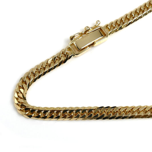 K18YG イエローゴールド ネックレス 喜平6面Wカット 20.2g 50cm ユニセックス【中古】