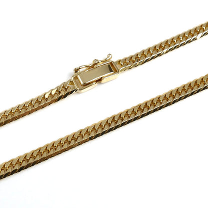 K18YG イエローゴールド ネックレス 喜平6面Wカット 20.2g 50cm ユニセックス【中古】