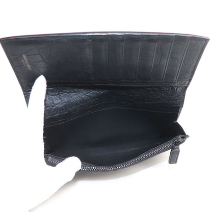 SAINT LAURENT サンローラン モノグラム コンチネンタルウォレット 長財布 ブラック 529981 メンズ【中古】