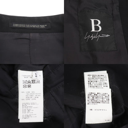 Yohji Yamamoto ヨウジヤマモト B Yohji Yamamoto ブラック NC-J54-100 
1 ノーカラー メンズ【中古】