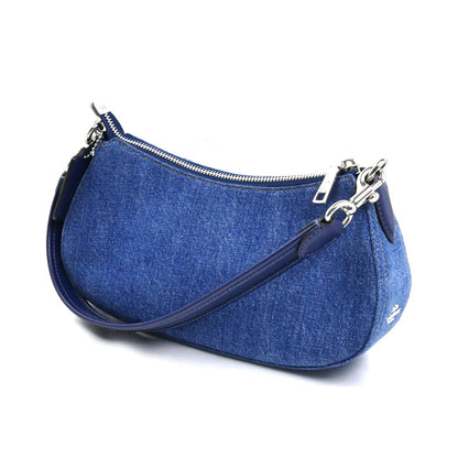 COACH コーチ アシュトン 2Wayショルダーバッグ ブルー CAK44 SV/IN アウトレット レディース【中古】【極美品】