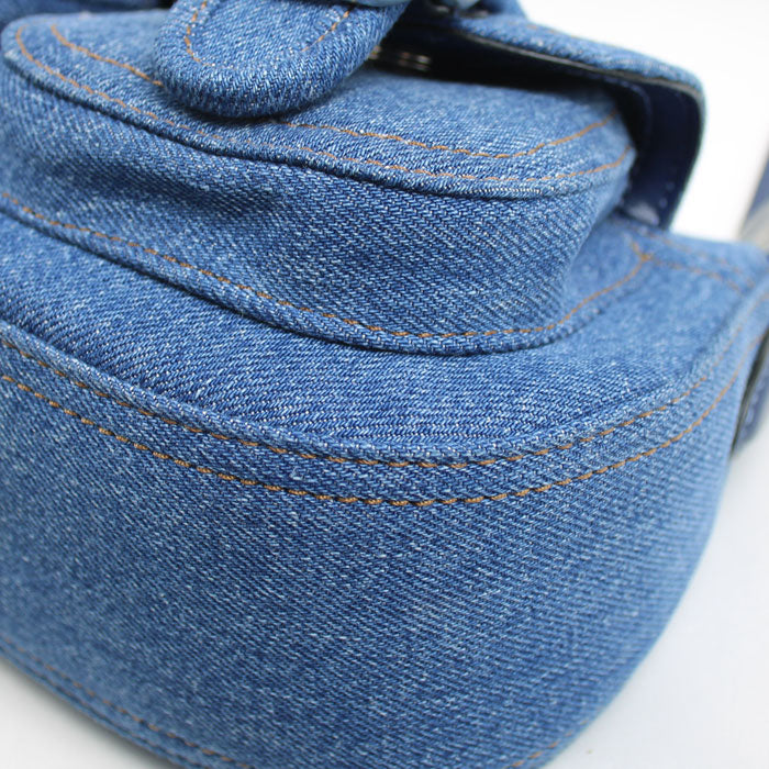 COACH コーチ アシュトン 2Wayショルダーバッグ ブルー CAK44 SV/IN アウトレット レディース【中古】【極美品】
