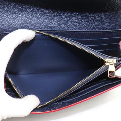 LOUIS VUITTON ルイ・ヴィトン ポルトフォイユ サラ 長財布 モノグラム アンプラント マリーヌ/ルージュ M62125 CA3260 レディース【中古】