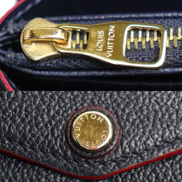 LOUIS VUITTON ルイ・ヴィトン ポルトフォイユ サラ 長財布 モノグラム アンプラント マリーヌ/ルージュ M62125 CA3260 レディース【中古】