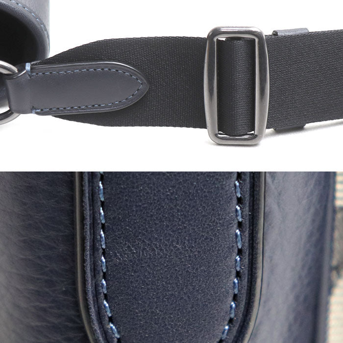 COACH コーチ スプリント マップ バッグ 25 ショルダーバッグ ネイビー/ミッドナイト CE534 QBV41 アウトレット メンズ【中古】