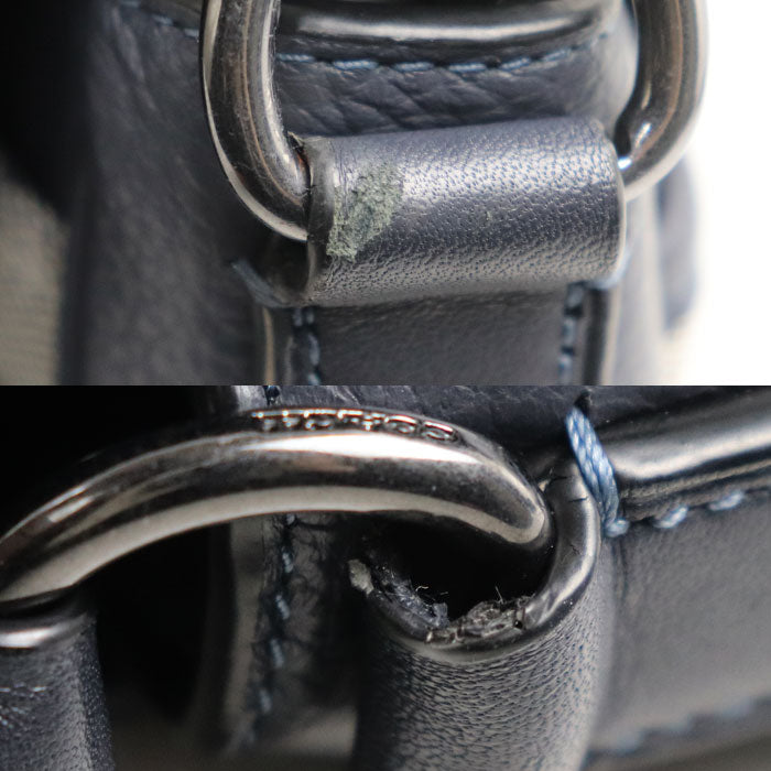 COACH コーチ スプリント マップ バッグ 25 ショルダーバッグ ネイビー/ミッドナイト CE534 QBV41 アウトレット メンズ【中古】