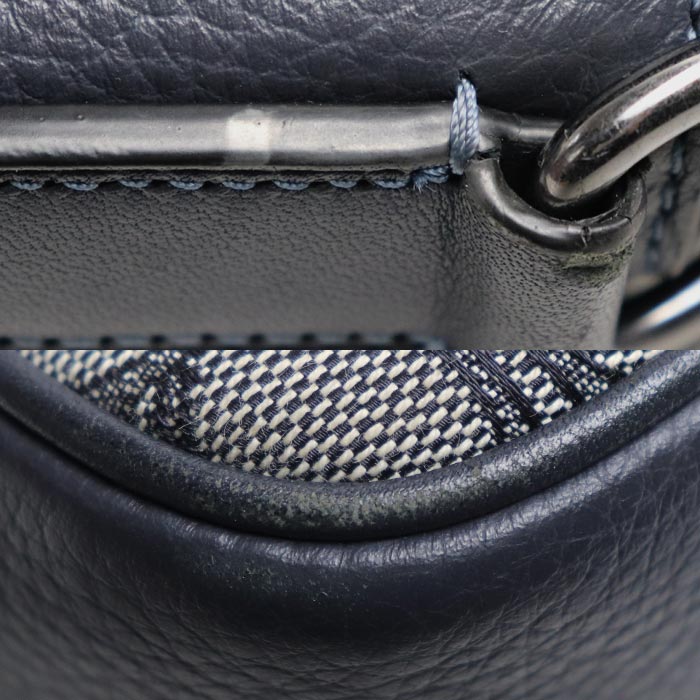 COACH コーチ スプリント マップ バッグ 25 ショルダーバッグ ネイビー/ミッドナイト CE534 QBV41 アウトレット メンズ【中古】