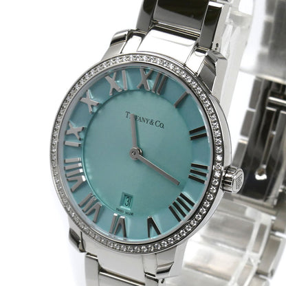 TIFFANY&Co. ティファニー アトラス 2ハンド 31mm ダイヤベゼル 腕時計 電池式 63452858 レディース【中古】