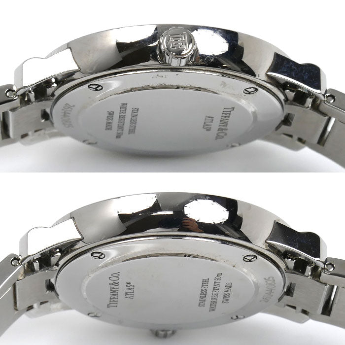 TIFFANY&Co. ティファニー アトラス 2ハンド 31mm ダイヤベゼル 腕時計 電池式 63452858 レディース【中古】