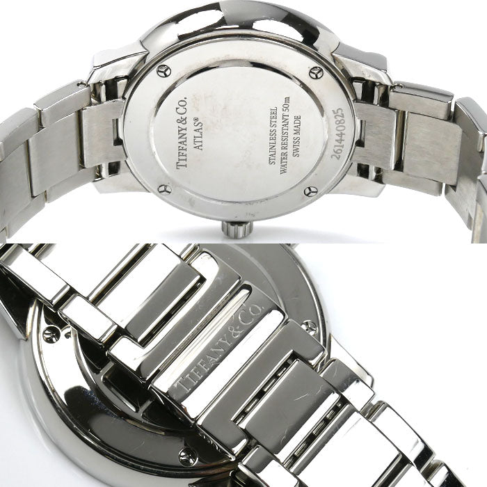 TIFFANY&Co. ティファニー アトラス 2ハンド 31mm ダイヤベゼル 腕時計 電池式 63452858 レディース【中古】